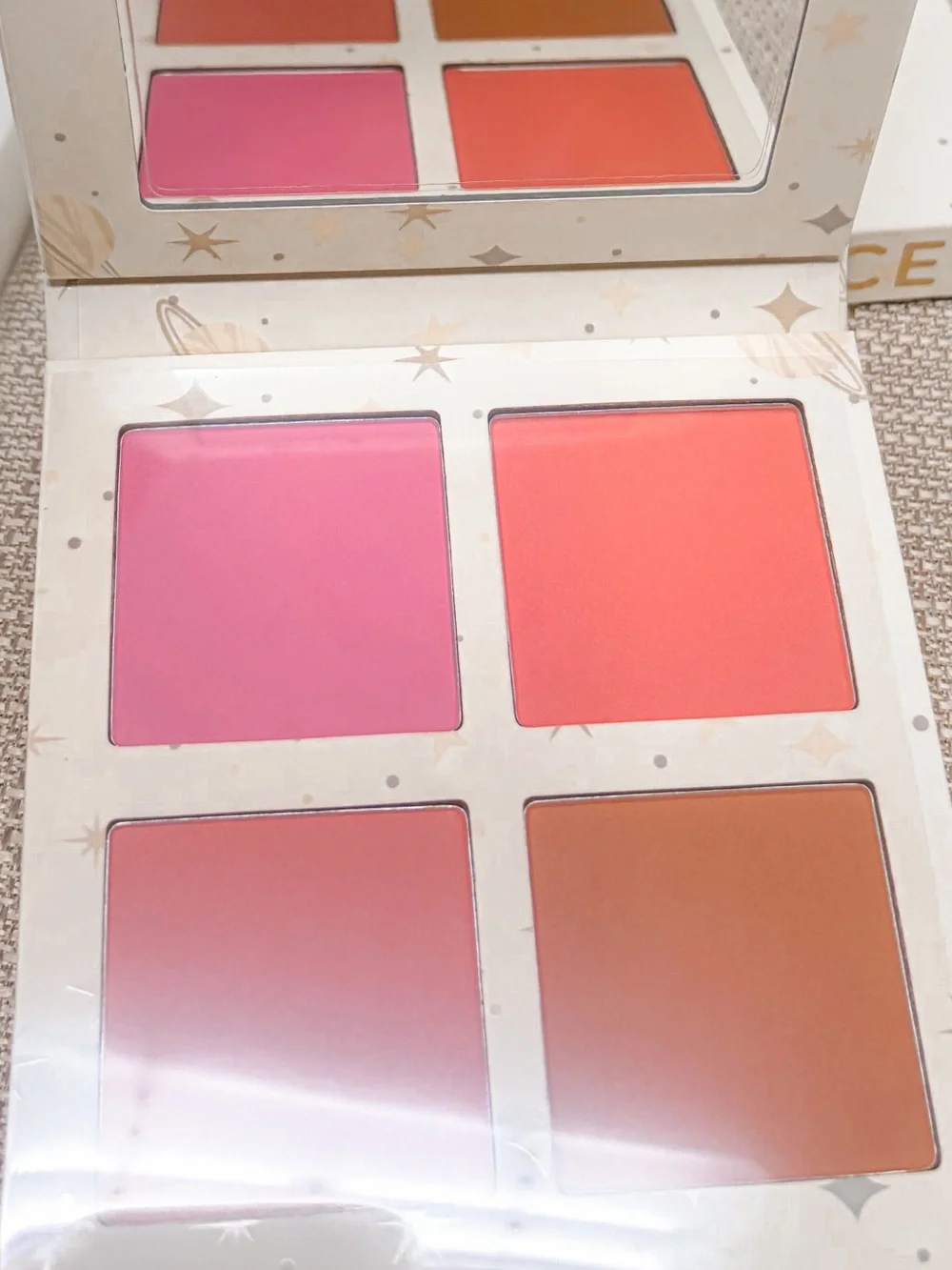 Moonslice Beauty Blushing Moon Blush Quad Palette, Brand NEW